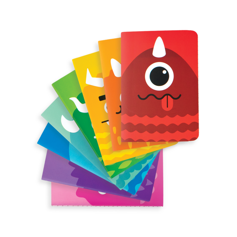 Mini Pocket Pal Journals - Set of 8 - Monsters