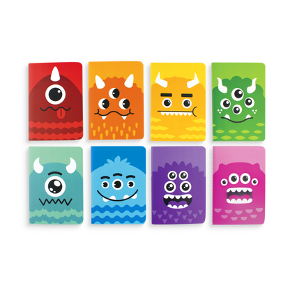 Mini Pocket Pal Journals - Set of 8 - Monsters