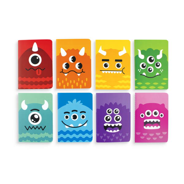 Mini Pocket Pal Journals - Set of 8 - Monsters