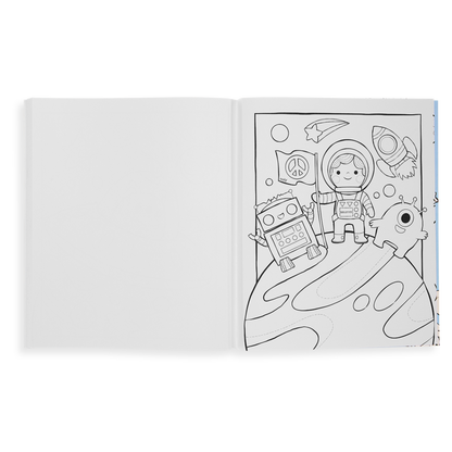 Color In Book - Outer Space Explorers