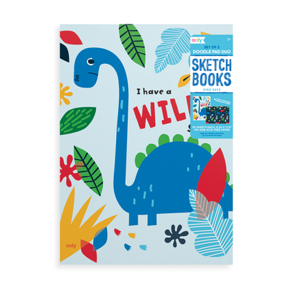 Doodle Pad Duo Sketchbooks: Dino Days - Set of 2