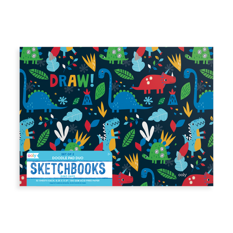 Doodle Pad Duo Sketchbooks: Dino Days - Set of 2