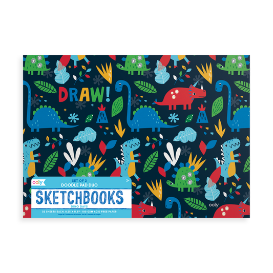 Doodle Pad Duo Sketchbooks - Dino Days