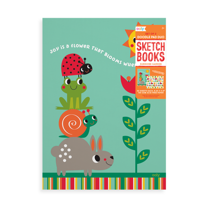 Doodle Pad Duo Sketchbooks - Sunshine Garden