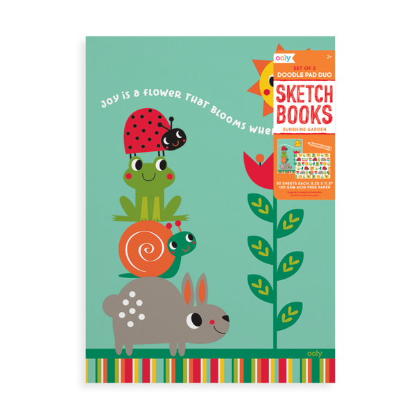 Doodle Pad Duo Sketchbooks - Sunshine Garden