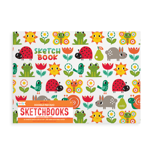 Doodle Pad Duo Sketchbooks: Sunshine Garden - Set of 2