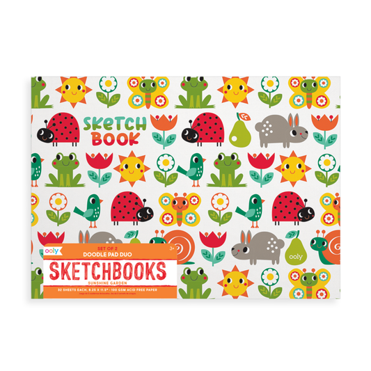Doodle Pad Duo Sketchbooks - Sunshine Garden