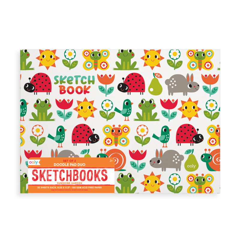 Doodle Pad Duo Sketchbooks: Sunshine Garden - Set of 2