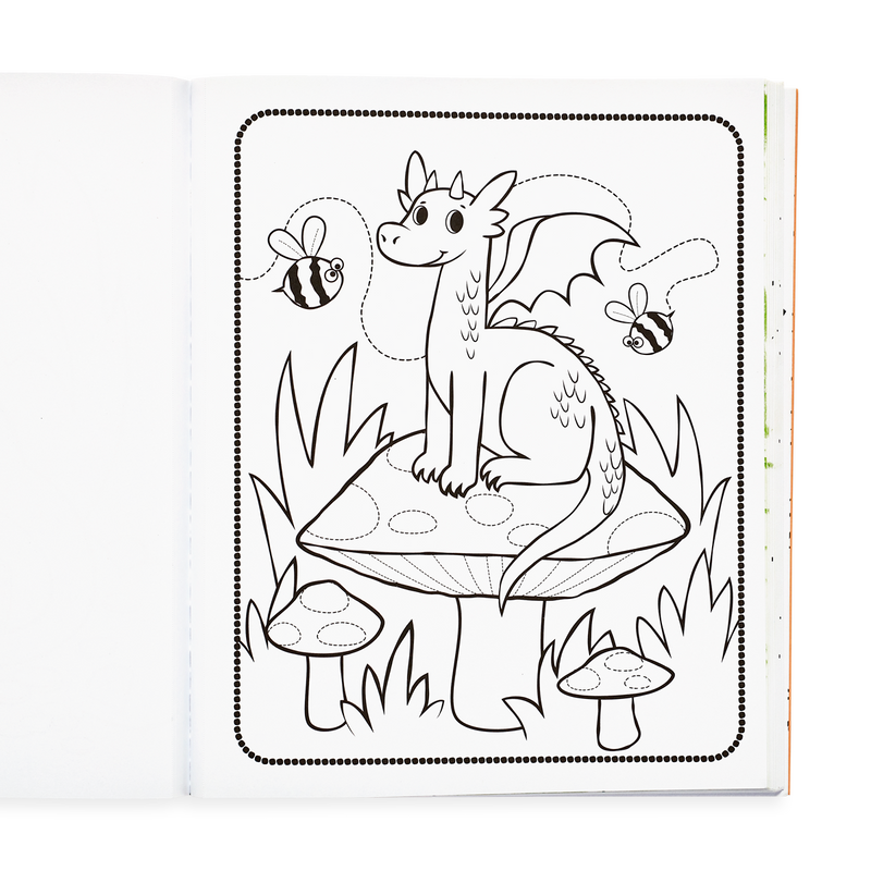 Coloring Book - Knights & Dragons