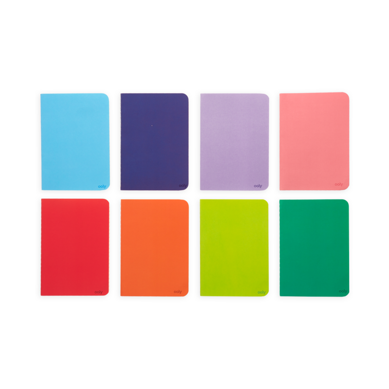 Mini Pockey Pal Journals - Set of 8 - Color Write