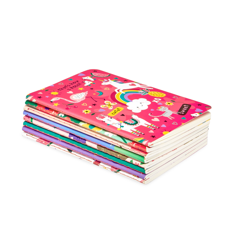 Mini Pocket Pal Journals - Set of 8 - Funtastic Friends