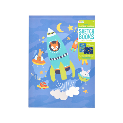 Doodle Pad Duo Sketchbooks: Space Critters - Set of 2