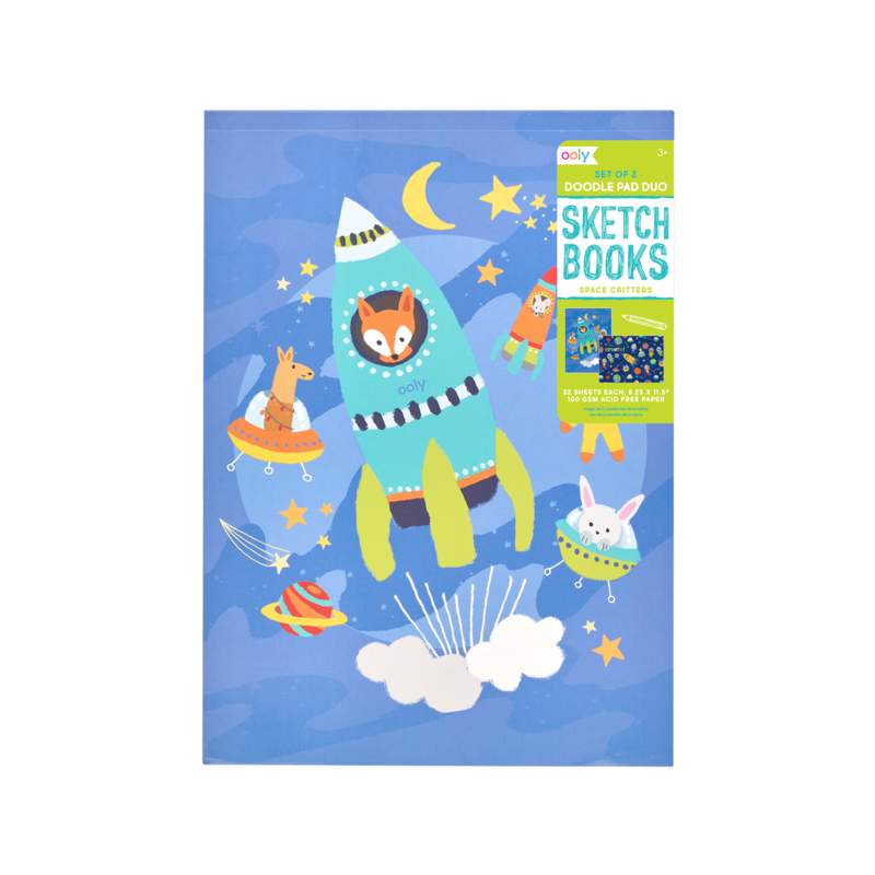 Doodle Pad Duo Sketchbook - Space Critters