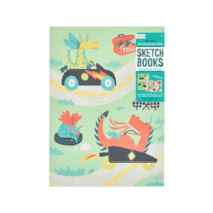 Doodle Pad Duo Sketchbook - Dragon Racetracks