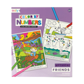Color By Number Coloring Book-Mythical Friends