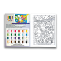 Color By Number Coloring Book-Mythical Friends