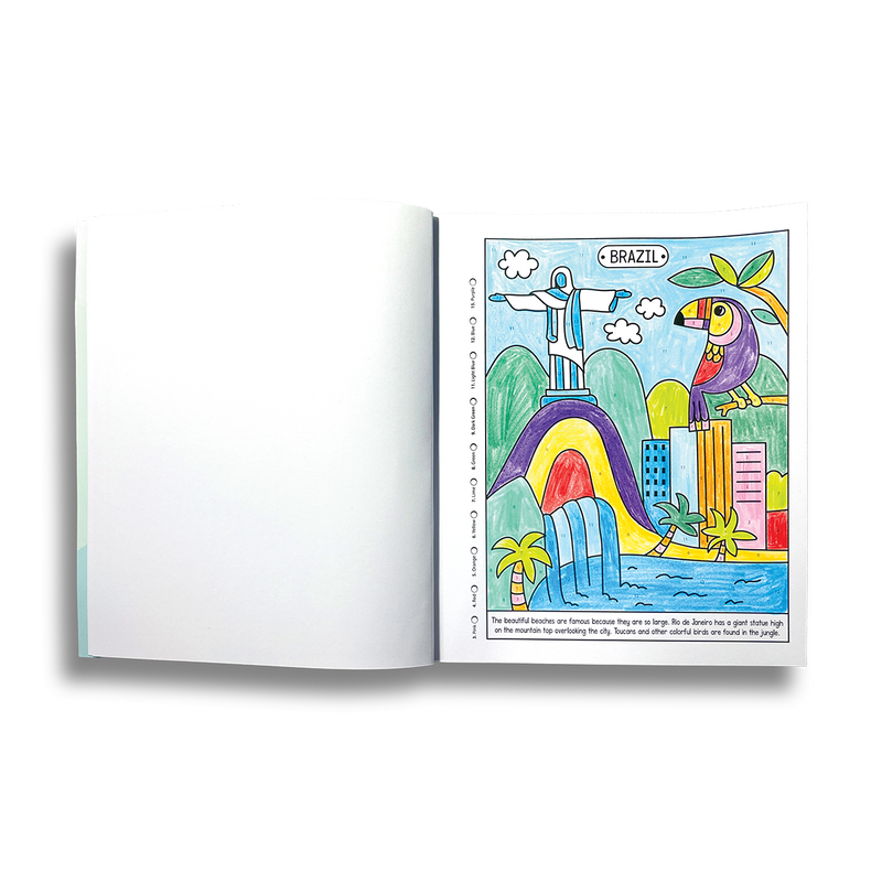 Color By Number Coloring Book-Wonderful World