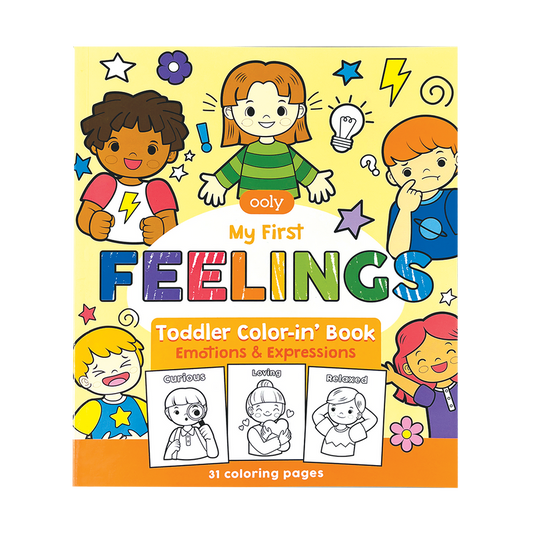 Toddler Coloring Book - Feelings