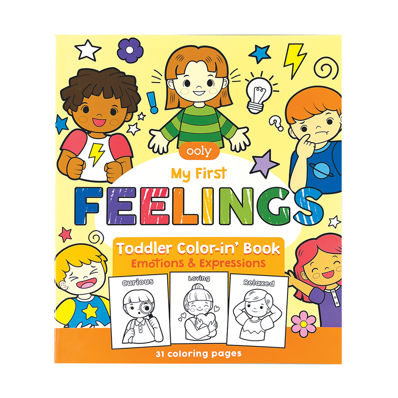 Toddler Coloring Book - Feelings