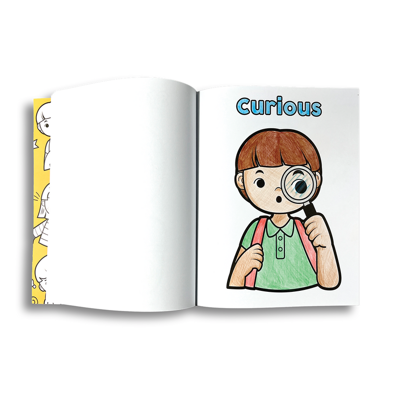 Toddler Coloring Book - Feelings