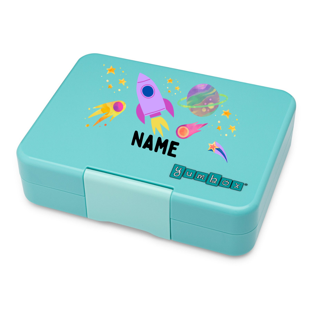 Yumbox Snack 3 Section - Misty Aqua