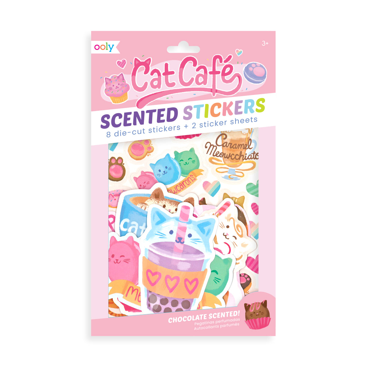 Scented Scratch Stickers - Cat Café