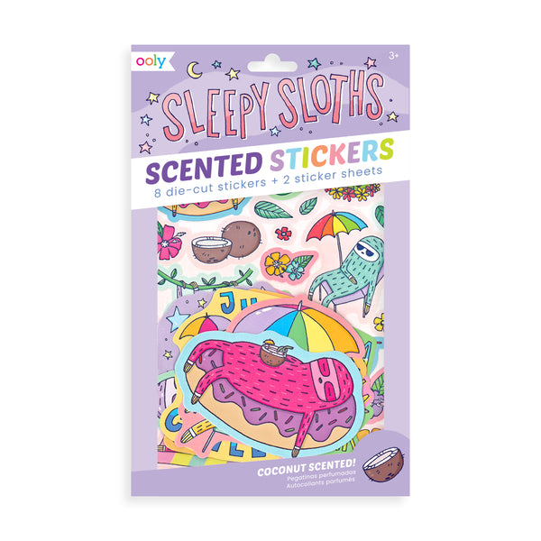 Scented Scratch Stickers: Sleepy Sloths