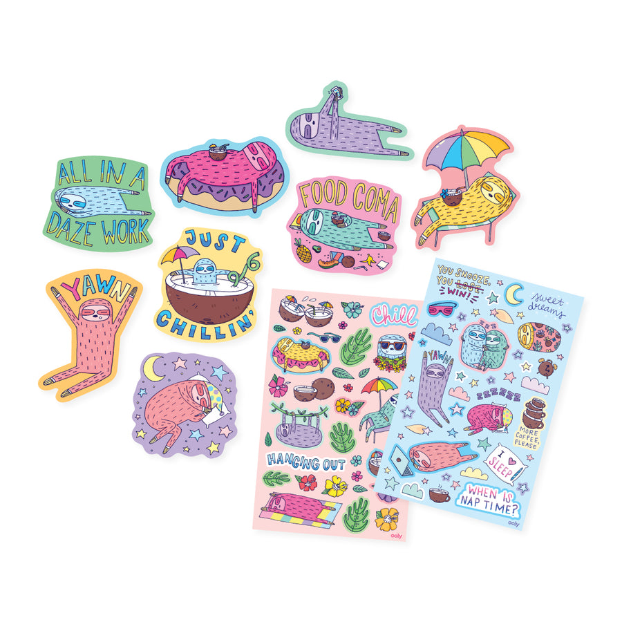 Scented Scratch Stickers: Sleepy Sloths