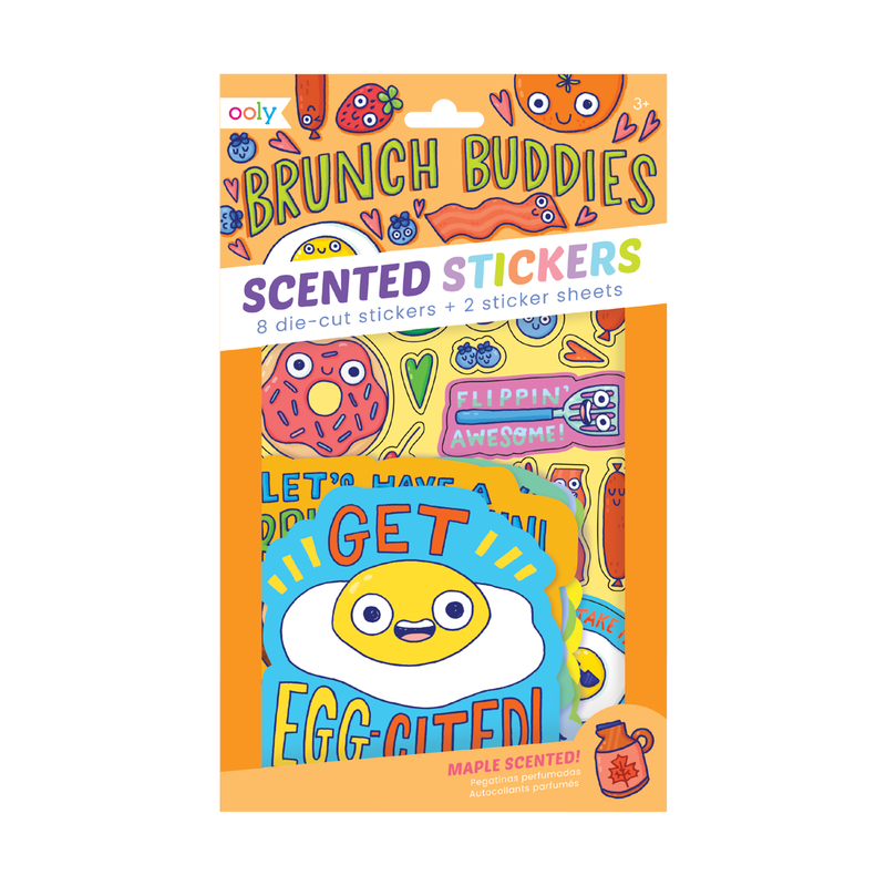 Scented Scratch Stickers - Brunch Buddies