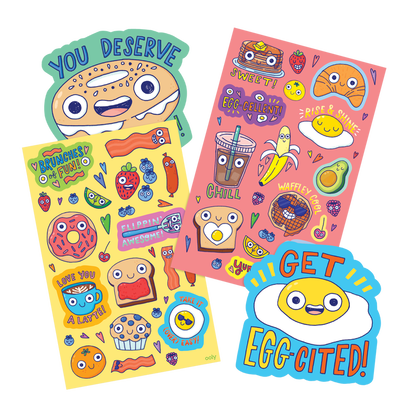 Scented Scratch Stickers: Brunch Buddies