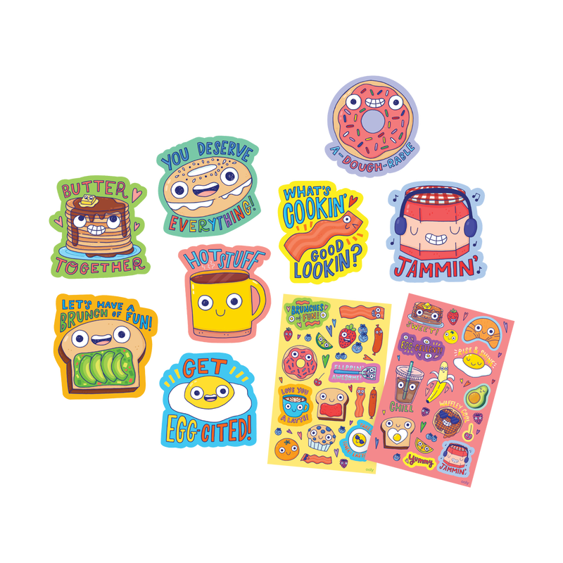 Scented Scratch Stickers - Brunch Buddies
