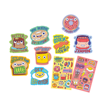 Scented Scratch Stickers - Brunch Buddies