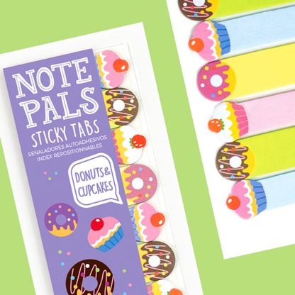 Note pals sticky tabs - Donuts & Cupcakes