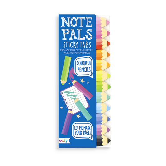 Note pals sticky tabs - Colorful Pencils