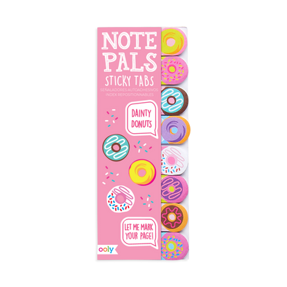 Note Pals Sticky Tabs: Dainty Donuts
