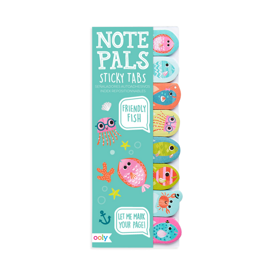 Note Pals Sticky Tabs - Friendly Fish