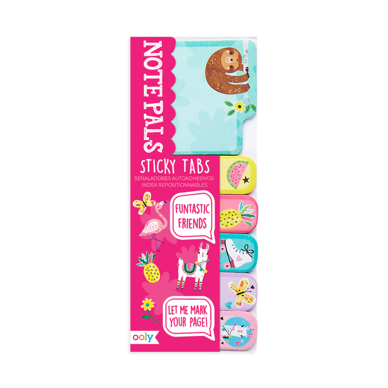 Note Pals Sticky Tabs: Funtastic Friends