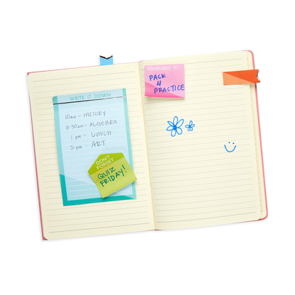 Side Notes Sticky tab Note Pad - Color Write