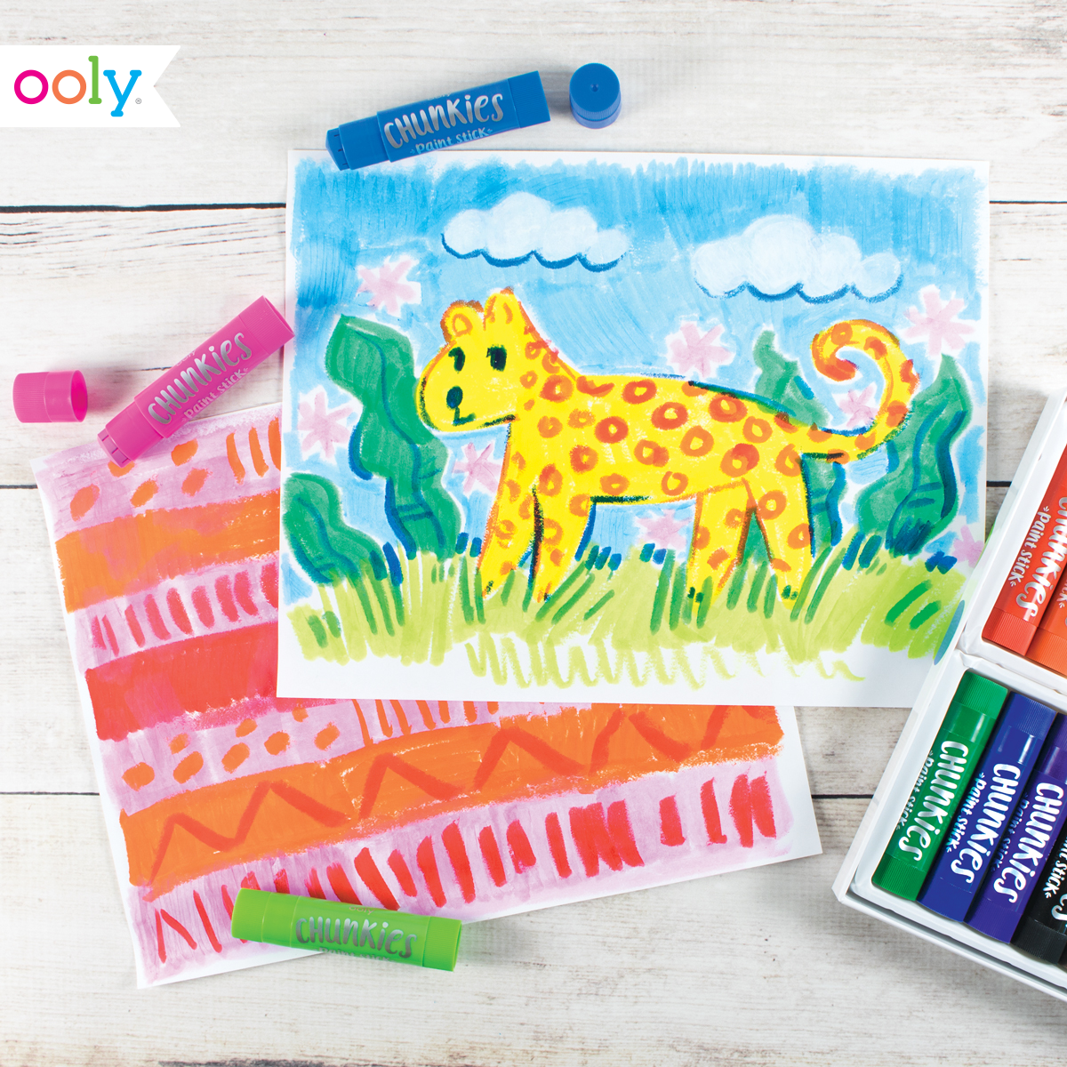 Chunkies Paint Sticks - Set of 12 - Classic