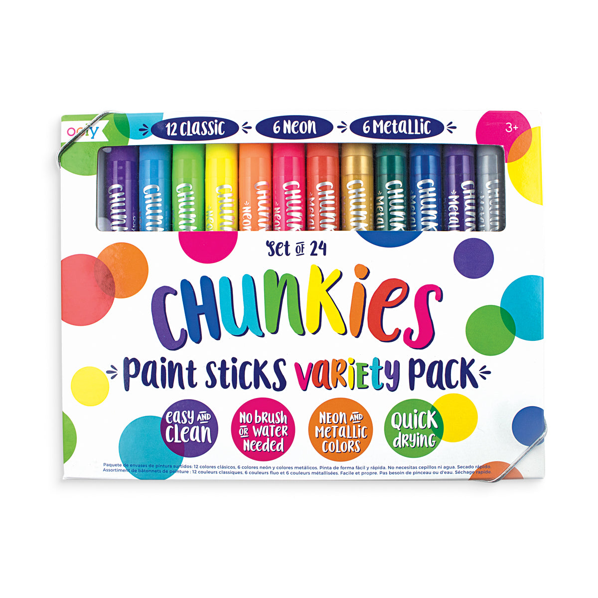 Chunkies Paint Sticks - Variety Pack of 24