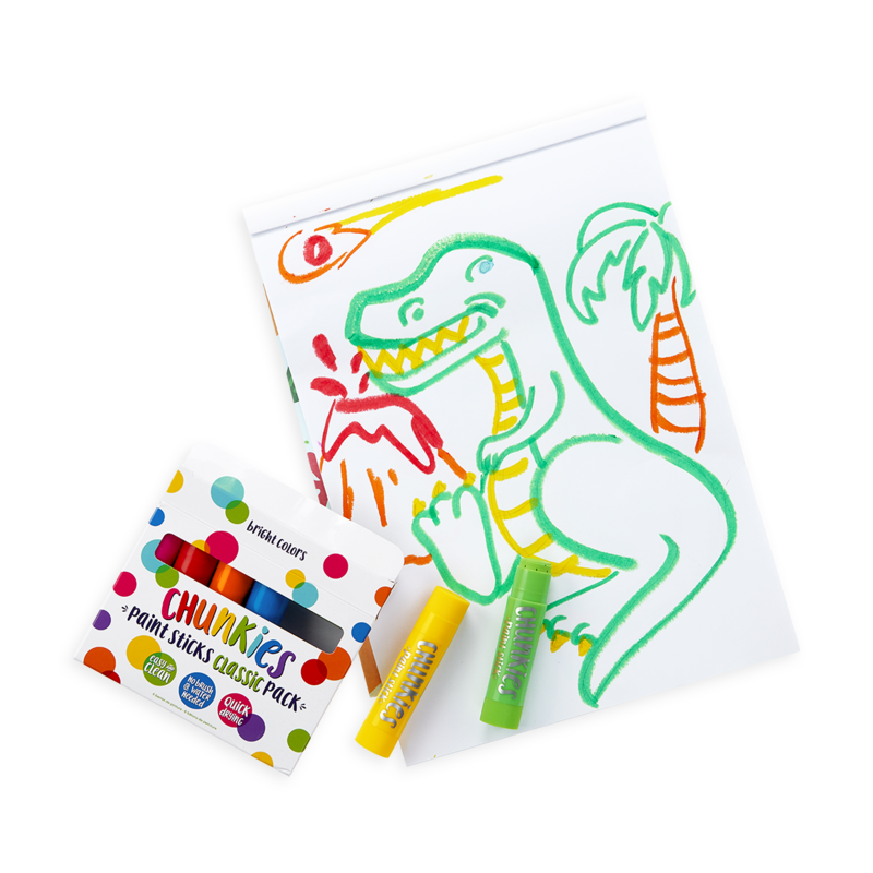 Chunkies Paint Sticks - Set of 6 - Classic