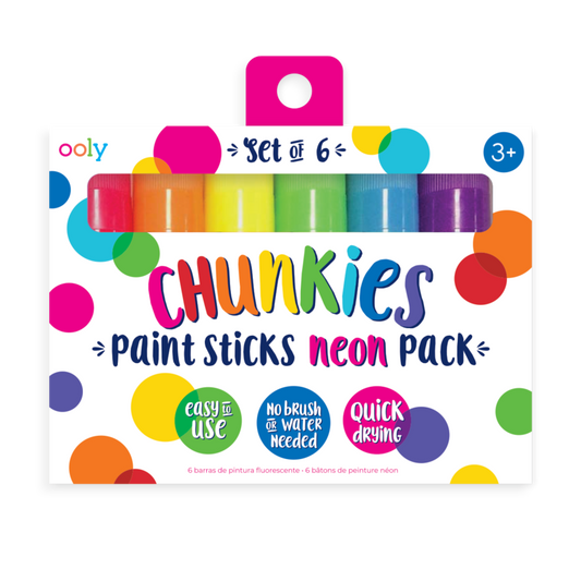 Chunkies Paint Sticks -Neon pack set of 6