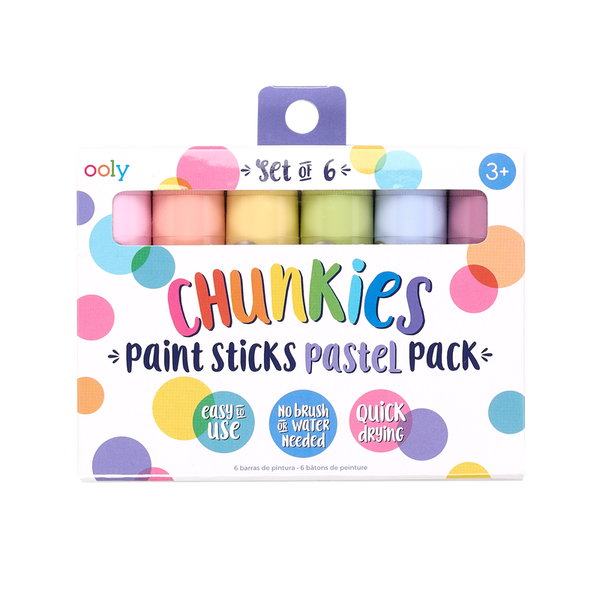 Chunkies Paint Sticks - Set of 6 - Pastels