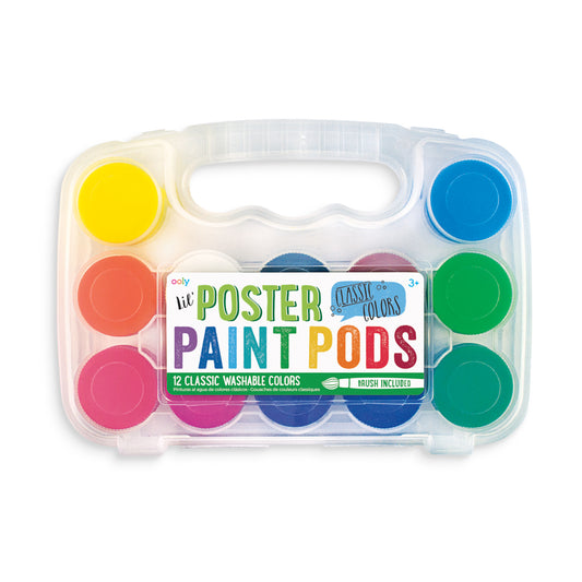 Lil' Poster Paint Pods - Classic Colours
