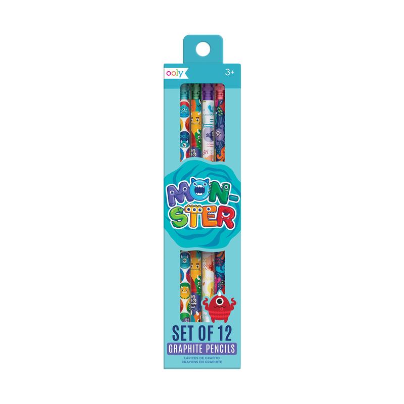 Monster Graphite Pencils - set of 12