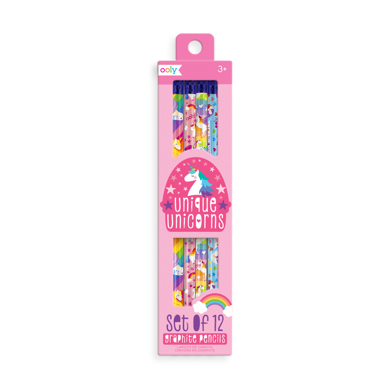 Unique Unicorns Graphite Pencils - Set of 12