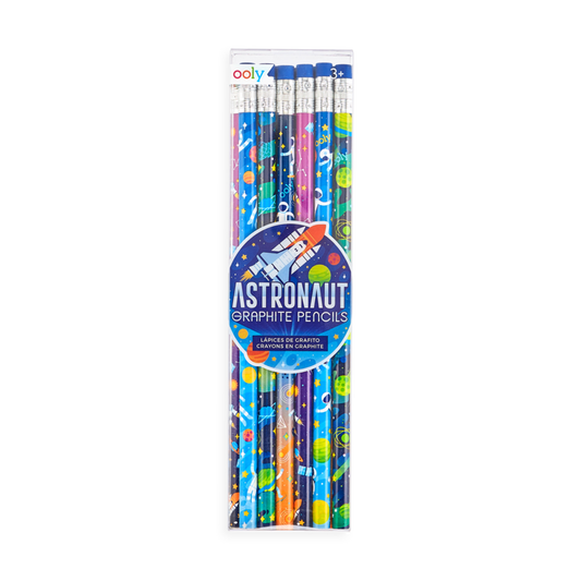 Astronaut Graphite Pencils - set of 12