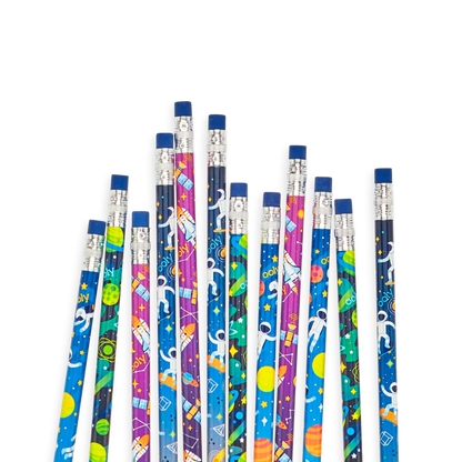 Astronaut Graphite Pencils - set of 12