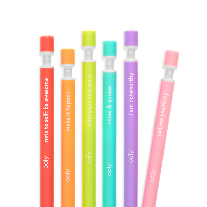 Noted! Graphite Mechanical Pencils - Set of 6