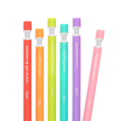 Noted! Graphite Mechanical Pencils - Set of 6